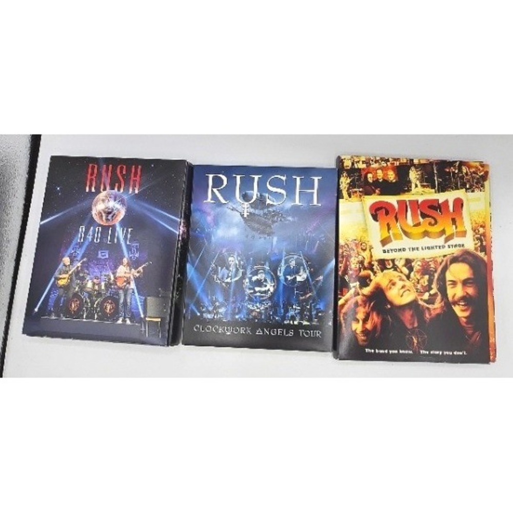 Rush Live Concert DVDs & Blu-rays Lot - R40 Clockwork Angels Documentary
